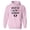 Pink, variant on Keeper of the Gender Hoodie Sweatshirt Unisex Large White