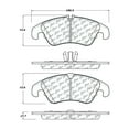 thumbnail image 2 of Centric 104.13221 Front Brake Pad Fits select: 2009-2016 AUDI Q5, 2012-2019 AUDI A6, 2 of 4