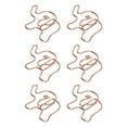 thumbnail image 3 of Clips de Papel Metálicos ANGGREK 100 Piezas Oro Rosa para Oficina Clasificación de Archivos, 3 of 8