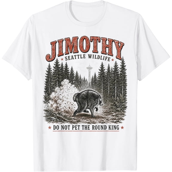 Funny Jimothy Viral Raccoon Shirt T-Shirt Unisex S-5XL Hot Trending Shirt Birthday Gift