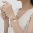 thumbnail image 3 of Heart Charm Bracelets with Adjustable Bolo Chain - The Perfect Gift for Women, Including Mothers, Wife, Daughters, and Girlfriends - Ideal for Christmas, Birthdays, New Year's, and Anniversaries, 3 of 3