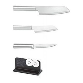 Rada Cutlery Quick Edge Knife Sharpener – Stainless Steel Wheels Made in  the USA, 2 Pack
