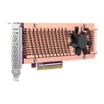 thumbnail image 3 of QNAP QM2-2P-384A - Storage controller - PCIe 3.0 - low profile - PCIe 3.0 x8 - for QNAP QGD-1600, 3 of 8
