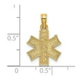 thumbnail image 3 of 14K Yellow Gold Charm Pendant Themed 12.75 mm Medical Jewelry Symbol, 3 of 4