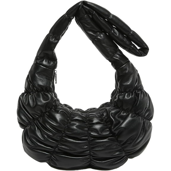 Quilted Tote Bag for Women Winter Soft Puffer Bag Lightweight Cloud Padded Hobo Bags Quilted Crossbody Shoulder Bag