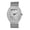Silver, variant on Luxury Unisex Rhinestone Watches Big Roman Numerals Face Women's Men's Analog Quartz Watch Gold Silver Stainless Steel Bracelet Band