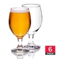 thumbnail image 5 of Crystalia Set of 6 Craft Beer Glasses, Belgian Style Stemmed Tulip Classics, IPA Beer Tasting Glassware, 13 1/2 oz, 5 of 7