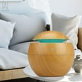 thumbnail image 6 of Gustave 130ml LED Cool Mist Humidifier Aromatherapy Essential Oil Diffuser Color Change Ultrasonic Wood Grain for Office Home Bedroom Car, 6 of 10