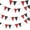 Red Black White, variant on 39Ft Red White Blue Triangle Flag Bunting, 36Pcs Pre-Strung Burlap Pennant Banner, Patriotic Party Decorations for 4th of July, Independence, Memorial Day, Graduations, Labor Day, Graduation