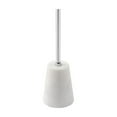 thumbnail image 4 of Maklaine Modern Genuine Marble & Steel Side Table in White Finish, 4 of 4