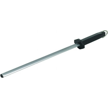 Winco Oval Diamond Sharpening Steel, 12", Metal