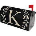 thumbnail image 3 of Classic Monogram Letter K Mailbox Cover Magnetic Standard Size Waterproof Letter Post Box Cover Wrap Oversize Decoration Welcome Home Garden Outdoor 21" Lx 18" W, 3 of 6