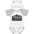 thumbnail image 3 of Inktastic Miami Skyline Grunge Boys or Girls Baby Bodysuit, 3 of 5
