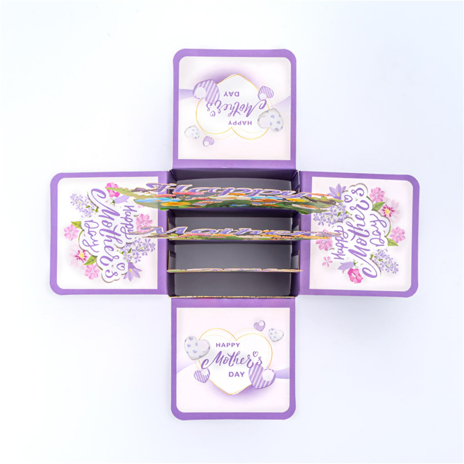 PTSPLLMY 3D Pop-Up Mother's Day Card -Happy Mother's Day Flower Pop-up Card with Envelope and Note Label Included for Mom, grandmother, Any mother figure in your life