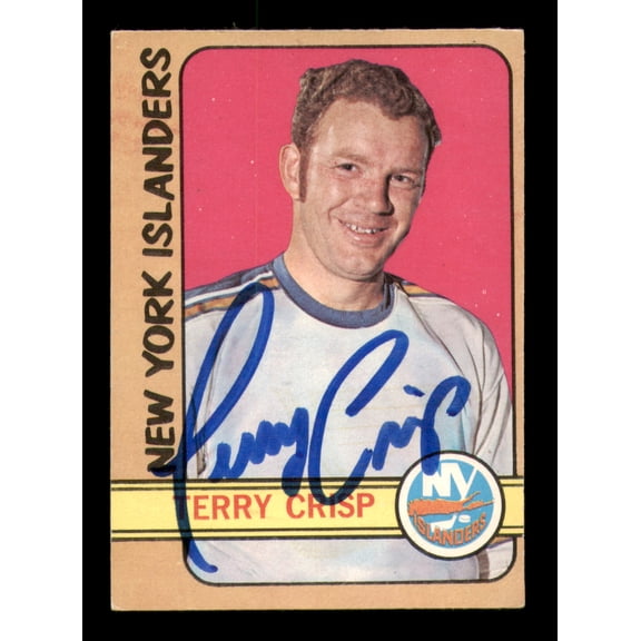 Terry Crisp Autographed 1972-73 O Pee Chee Card #88 New York Islanders SKU #248087