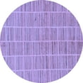 thumbnail image 1 of Ahgly Company Machine Washable Indoor Round Checkered Blue Modern Area Rugs, 5' Round, 1 of 4