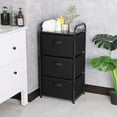 thumbnail image 2 of Dresser Tower with  Drawers,Fabric Dresser Drawer Organizer Unit,Dresser Chest with Wood Top,Vertical Storage Dresser,Small Dresser for Bedroom,Office, 2 of 8