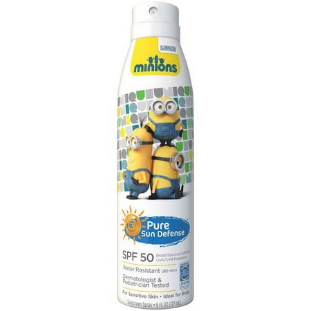 Pure Sun Defense Despicable Me Minions Sunscreen Spray, SPF 50, 6 Fl. Oz.