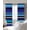 Blue Purple, variant on Mexican Style Blackout Curtains for Bedroom/Living Room, Thermal Insulated Kitchen Curtains, Colorful Mexico Stripes Ombre Red Blue Grommet Darkening Window Treatment Drapes 27.5"x39"x2
