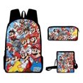 thumbnail image 1 of Rick And Morty Sac d'École Trois Pièces, Sac à Dos Multi-Tailles, Sac d'École Étudiant, 1 of 3