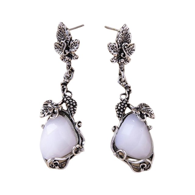 Pendientes con borlas de cristal de la serie rosa, encantadores y llamativos de 48 estilos, 55492-PK