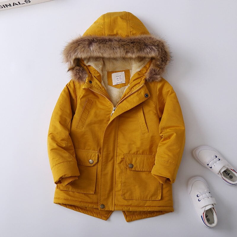 Next boys shop yellow coat