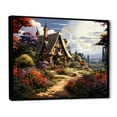 thumbnail image 2 of Designart "England Quaint Villageengland horizon I" England Floater Framed Canvas Print, 2 of 7