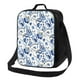 thumbnail image 1 of Disketp Blue Paisley Bolsa Térmica Estampada para Almuerzo, Lonchera para Hombres y Mujeres Adultos, 1 of 7