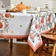 thumbnail image 4 of Mantel rectangular impermeable con diseño de calabaza y camión para Acción de Gracias otoñal, ideal para fiestas, picnics y cenas, 4 of 4