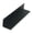 Black, variant on Outwater Plastics White 1-1/2 Inch X 1-1/2 Inch X 3/64 (.047) Inch Thick Styrene Plastic Even Leg Angle Moulding 48 Inch Lengths (Pack of 3)