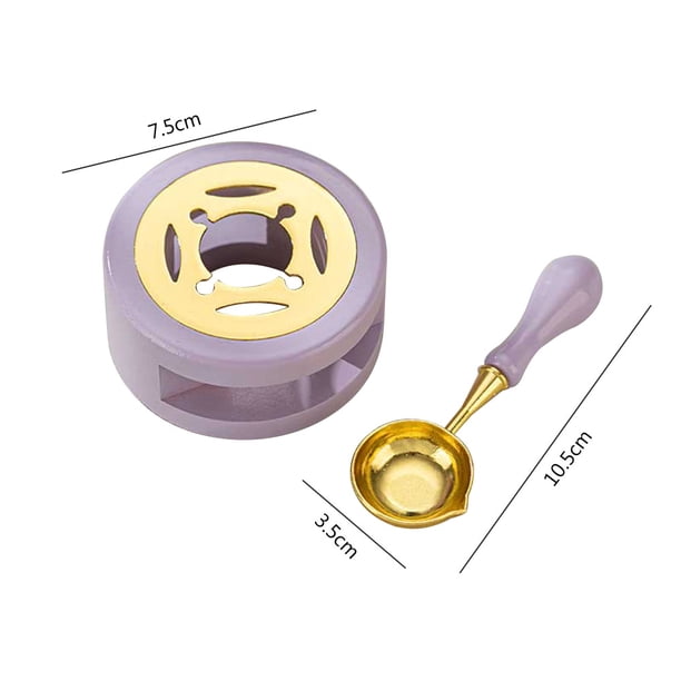 Cuadros Decorativos Kit de calentador de sello de cera para estufa de horno de cera DIY seguro para suministros de artesanía (púrpura) Ndcxsfigh Nuevos Originales