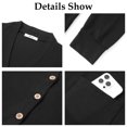 thumbnail image 4 of Shine Up Womens Lightweight Cardigan Button Down Long Sleeve Tops Casual Open Front Cardigans, 4 of 7