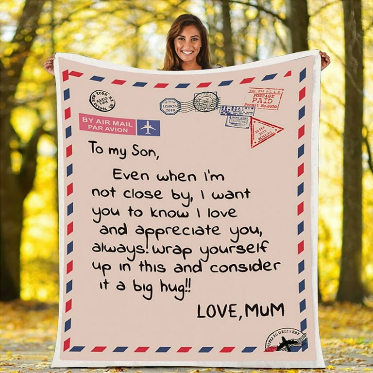 Daughter Gift Letter Hug Blanket For Daughter Son Gift For Daughter From Mom And Dad Birthday Gift For Daughter Back To School Gift For Adult Daughter
