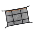 thumbnail image 1 of Almencla Car Ceiling Cargo Net Pocket Easy Installation Interior Accessories 35.4"x25.6" Orange, 1 of 8