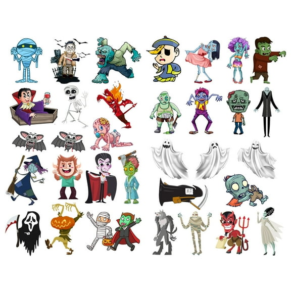 Cute Halloween Ghost Monster Decoration Album Planner Stickers Scrapbooking Diary Sticky Paper Flakes