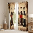 thumbnail image 4 of Homewish Vintage Cola Black Out Curtains for Kids, Retro Cola Bottle Curtains Pack of 2 (42x63 Each), Summer Holiday Party Bedroom Curtains, Living Room Curtains Decor, 4 of 7