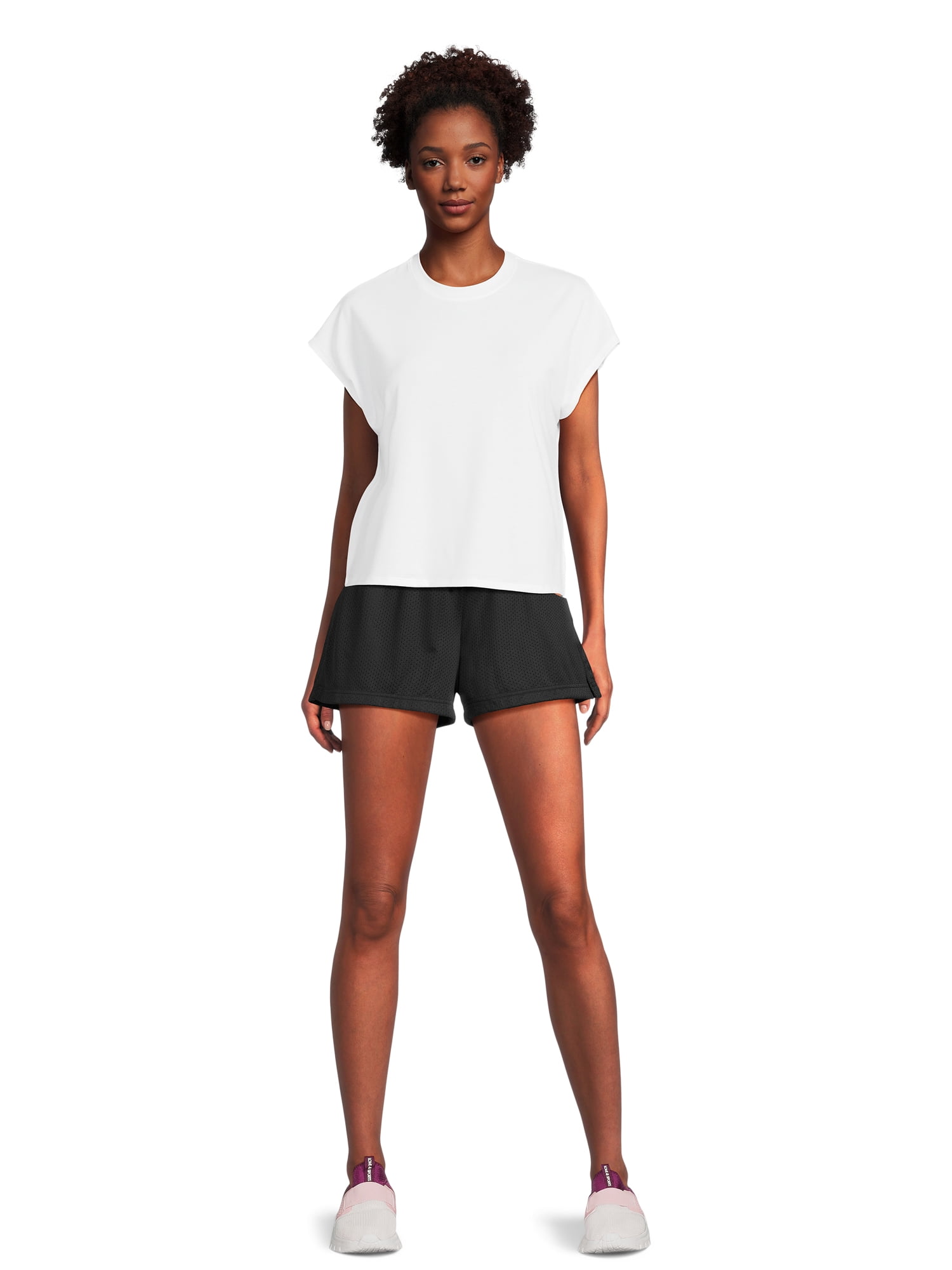 Avia Women's Cutout Back Dolman Sleeve T-Shirt, Sizes XS-XXXL