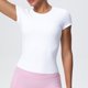 thumbnail image 2 of TaTaai Women's Sports T-Shirt Short Sleeve Crew Neck Fitted Slimming Breathable Naked Feel Yoga Running Gym Pilates Dance Workout Top Gift, 2 of 8