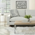 thumbnail image 7 of Mina Victory Life Styles Ombre Woven Stripes Polyester Throw Pillow in Charcoal, 7 of 7