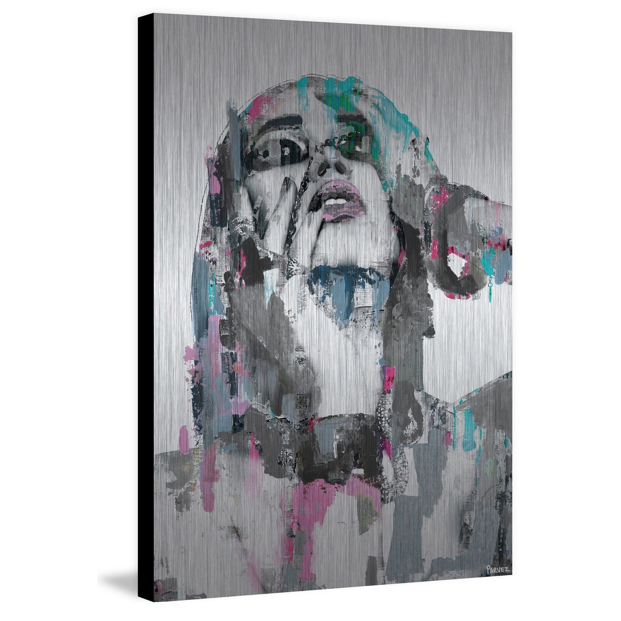 Parvez Taj Bewildered Beauty Aluminum Wall Art