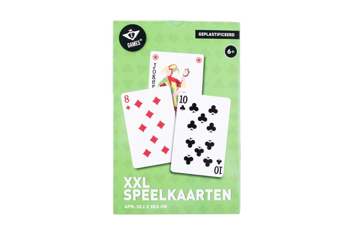 XXL Plastic Coated Playing Cards