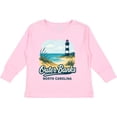 thumbnail image 3 of Inktastic Outer Banks North Carolina Beach Scene Boys or Girls Long Sleeve Toddler T-Shirt, 3 of 5