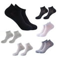thumbnail image 4 of TNOBHG Great Breathability Socks Unisex Hollow Mesh Mid-tube Low-cut Socks with Great Breathability Anti-slip Design Quick Dry High Elasticity for Wear, 4 of 8