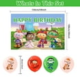 thumbnail image 3 of 32 Pcs For Super Why Theme Birthday Party Decoration Set - Includes Happy Birthday Backdrop Decorations, Cupcake Toppers, and Balloons for Celebrations, 3 of 5