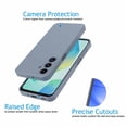 thumbnail image 3 of Cell Phone Basic Cases for Galaxy A16 5G, Liquid Silicone Gel Rubber Shockproof Case Ultra Thin Slim Matte Surface Cover for Samsung A16 6.7 inch (Gray), 3 of 6