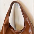 thumbnail image 3 of Bolso Hombro PU para Mujer Mano Vintage Axila (marrón), 3 of 4