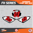 thumbnail image 4 of Kalair GFX Graphics Kit for Honda CRF100 (2004-2010) Fh Series, 4 of 5