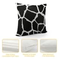 thumbnail image 4 of ONETECH Animal Print Throw Pillow Covers Cow Zebra Giraffe Tiger Pattern Sofa Cushion Case for Couch Bed Car Home Decor (Black and White), 4 of 5