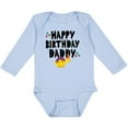 thumbnail image 3 of Inktastic Happy Birthday Daddy Party Boys or Girls Long Sleeve Baby Bodysuit, 3 of 5
