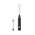 thumbnail image 1 of Moyic Espumador de leche automático con 3 velocidades ajustables, 2 batidores de alambre inoxidable, integrada de 1200mah, agitador de café, Cocina y Comedor No.2 Moyic HA027806-02, 1 of 6